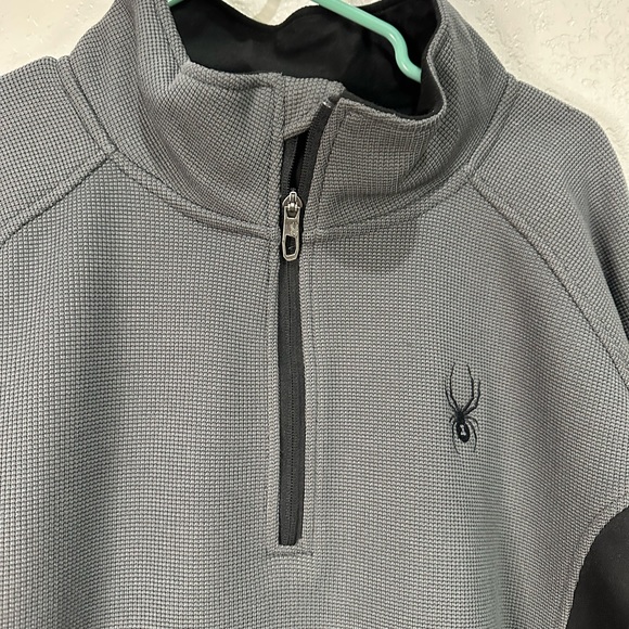 LIKE NEW SPYDER 1/2 ZIP PULLOVER JACKET - Picture 2 of 9